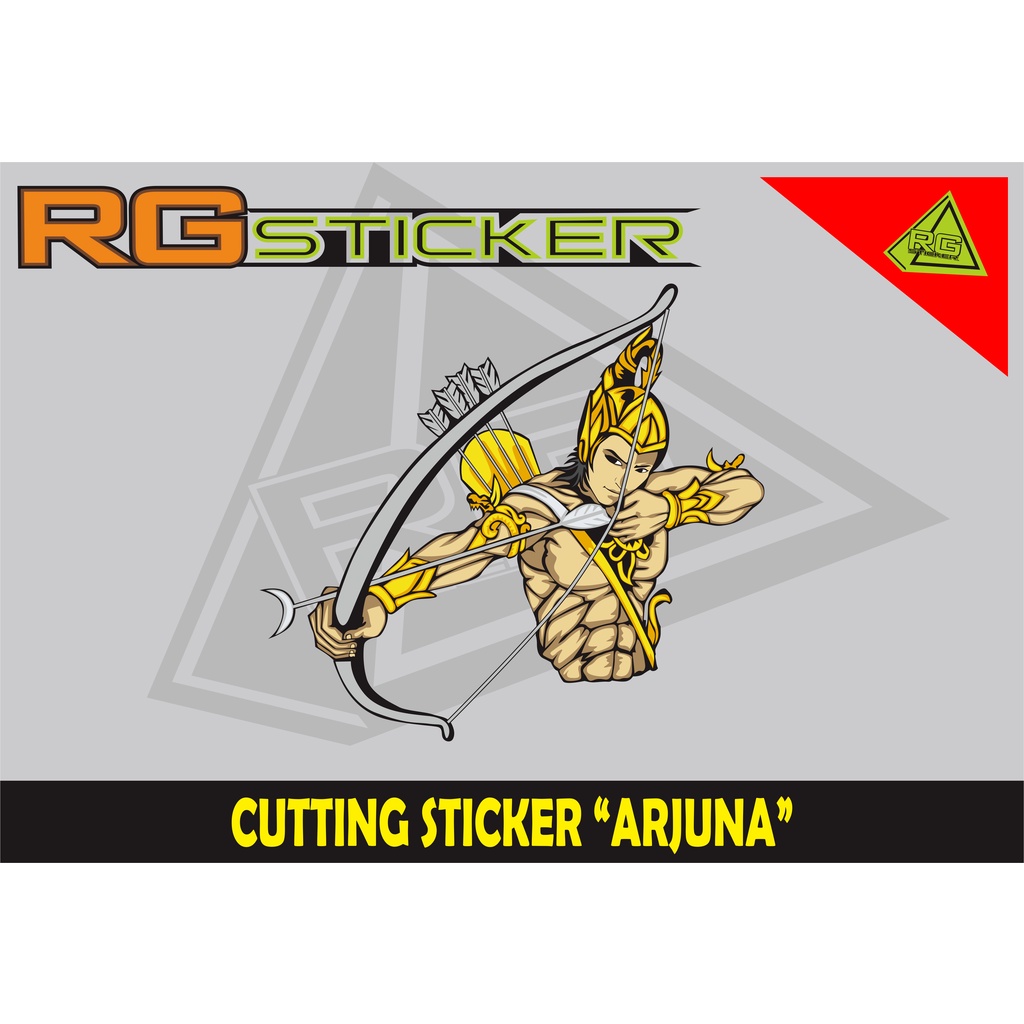 cutting stiker arjuna