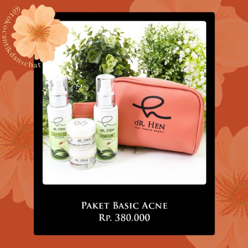 dR. Hen Paket Basic Acne Solution - dR. Hen Skincare by Athena Group