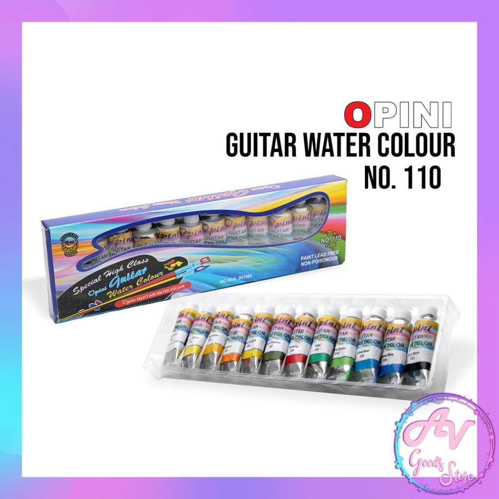 

cat air / cat gambar / water color / cat air 12warna opini
