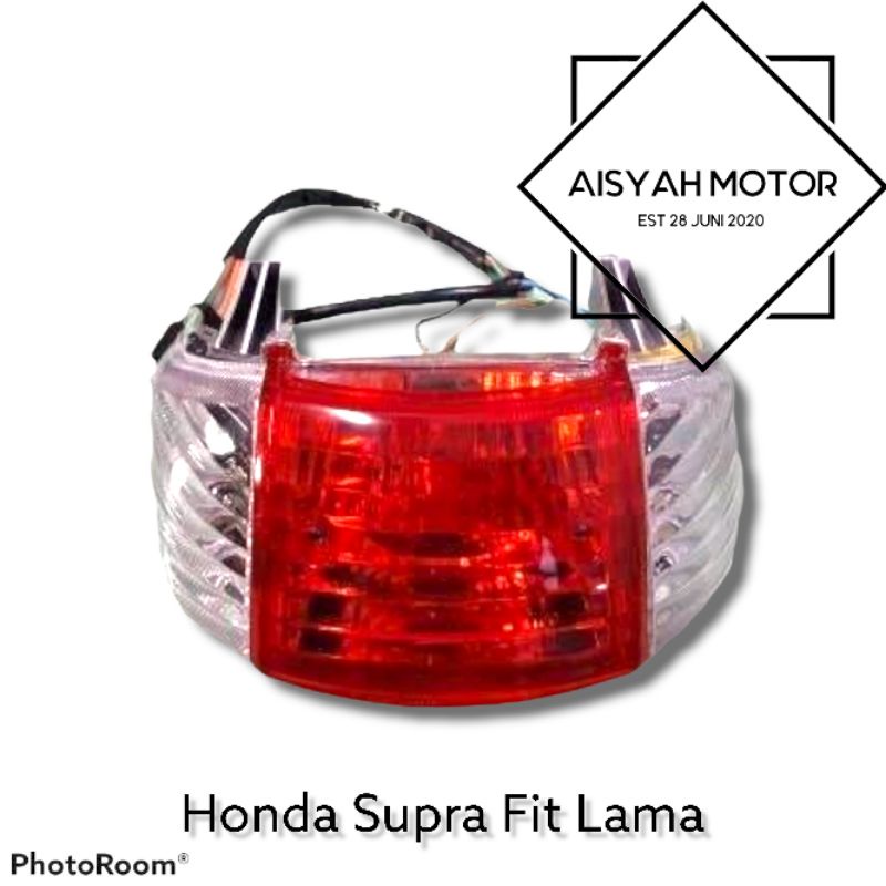 Bodi Halus Dan Lampu Honda Supra Fit Cakram Warna Hitam