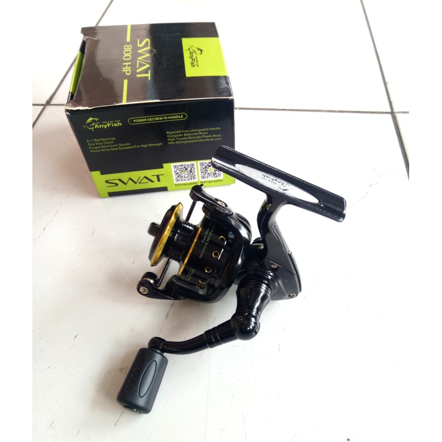 Reel Spinning Anyfish Swat 500 800 HP Power Handle Reel Kuat