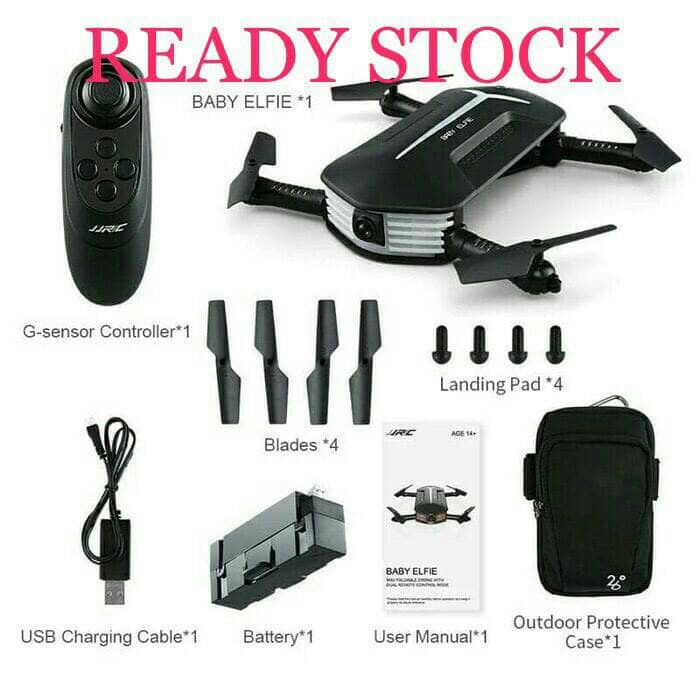 NEW SALE Drone JJRC H37 Baby Elfie Ready Stock With HD Camera / Baby Elfi