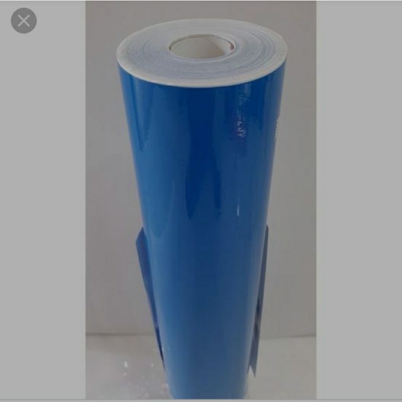 Stiker background aquarium atau skotlate biru muda Glossy dan Doff