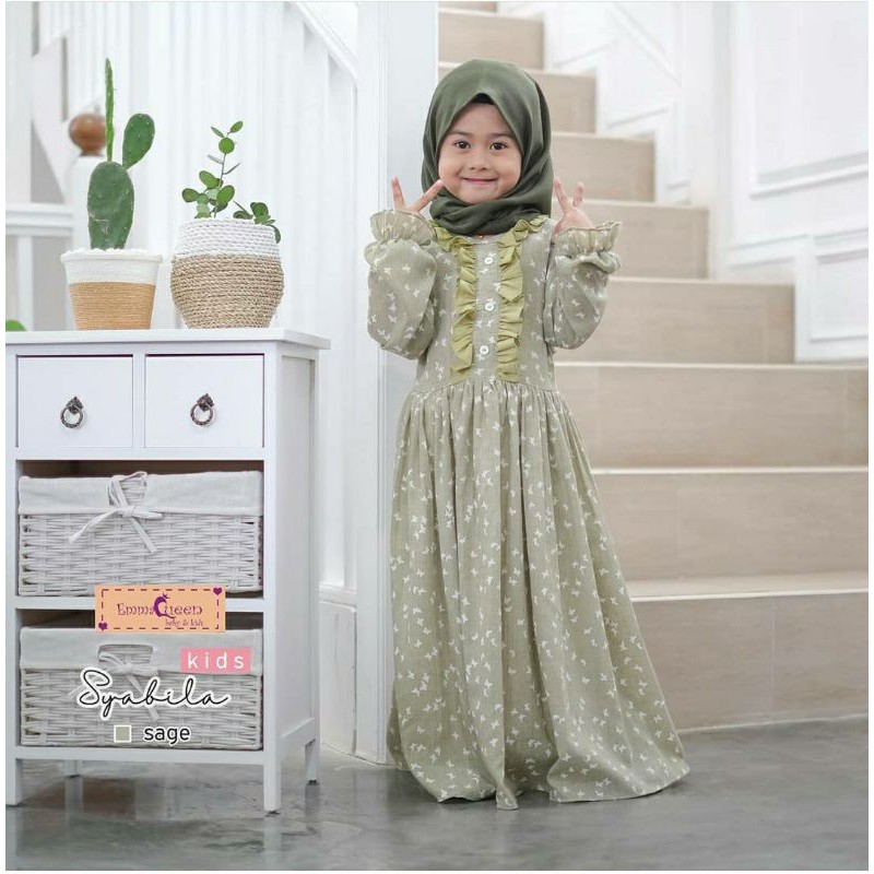 Sale Gamis anak. Syabila kids by Emmaqueen