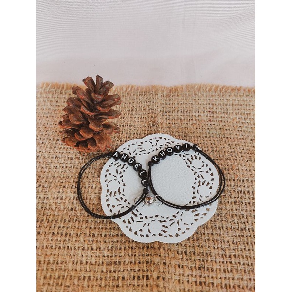 GELANG COUPLE NAMA MAGNET/GELANG INISIAL MAGNET/GELANG INISIAL NAMA MAGNET