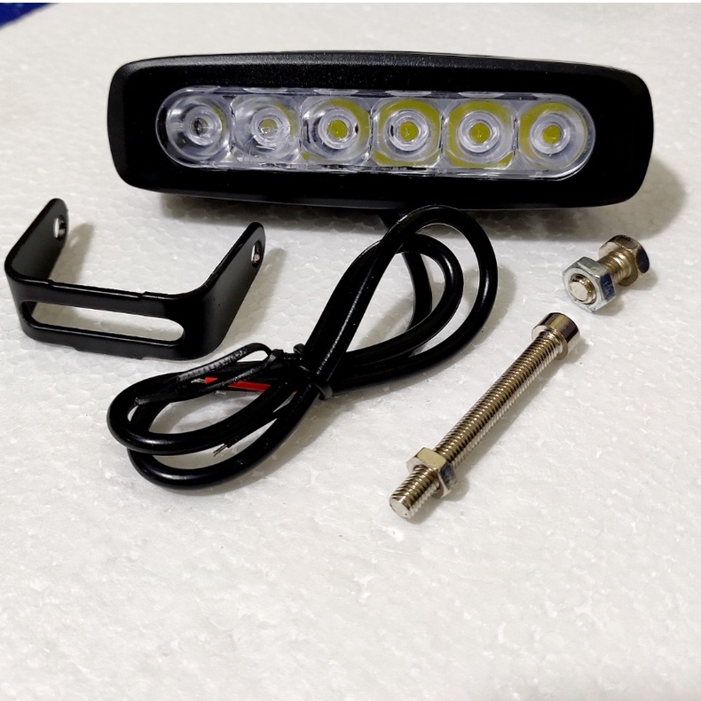 LAMPU TEMBAK SOROT LED BAR CREE CWL 6 MATA MINI LAMPU MOTOR SENTRAL VARIASI-3