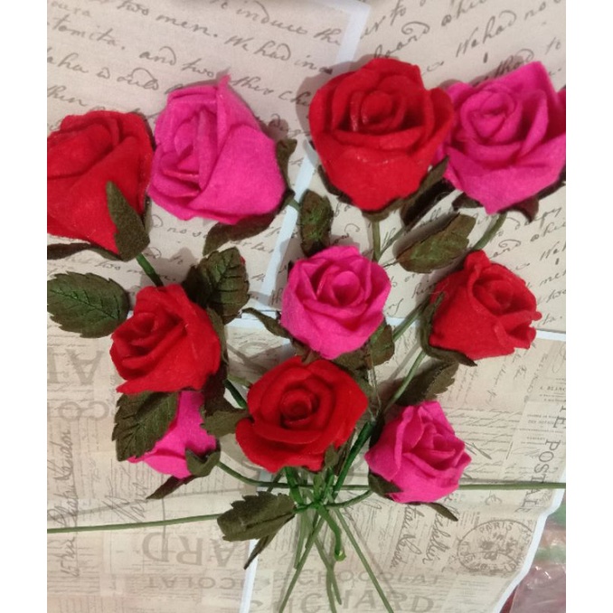 bunga mawar || bunga mawar flanel || bunga mawar pertangkai murah || bunga flanel