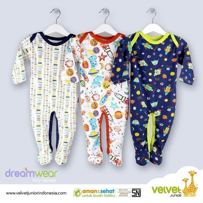 Makassar! Sleepsuit Dreamwear Velvet Oblong ( UK M / L )