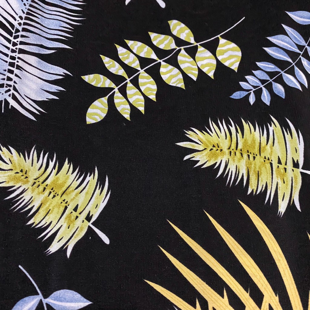 [ 𝐂𝐫𝐨𝐜𝐮𝐬 ] Kemeja wanita retro korea Face mix Wolfis-Leafy PJG - MOKA