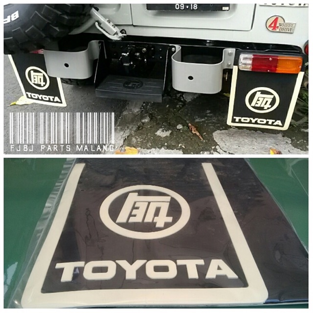 kepet lumpur mudflap toyota hardtop