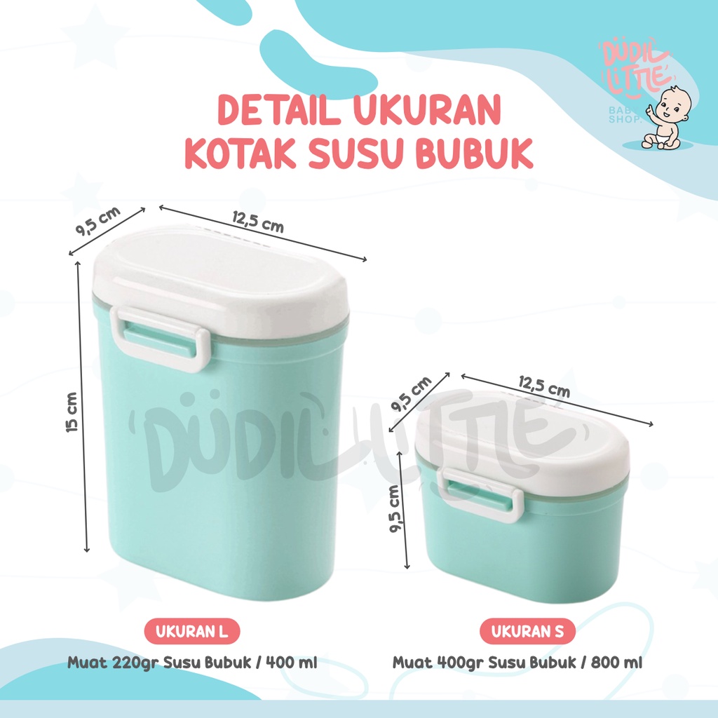 TEMPAT SUSU BUBUK BAYI BPA FREE / KOTAK SUSU / WADAH SUSU / &lt;GARANSI 100%&gt; bisa COD