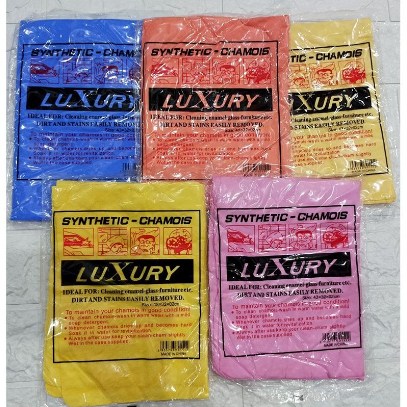 KANEBO - Lap Kanebo Serat - Magic Towel Chamois ukuran 43x32cm ketebalan 2mm