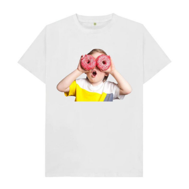 Kaos baju DONAT DONUTS ADLV acme de la vie childern child anak kecil pink girl/man hitam/black pria 