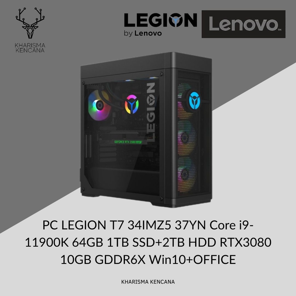 PC LEGION T7 37YN Core i9-11900K 64GB 1TB SSD+2TB HDD RTX3080 10GB