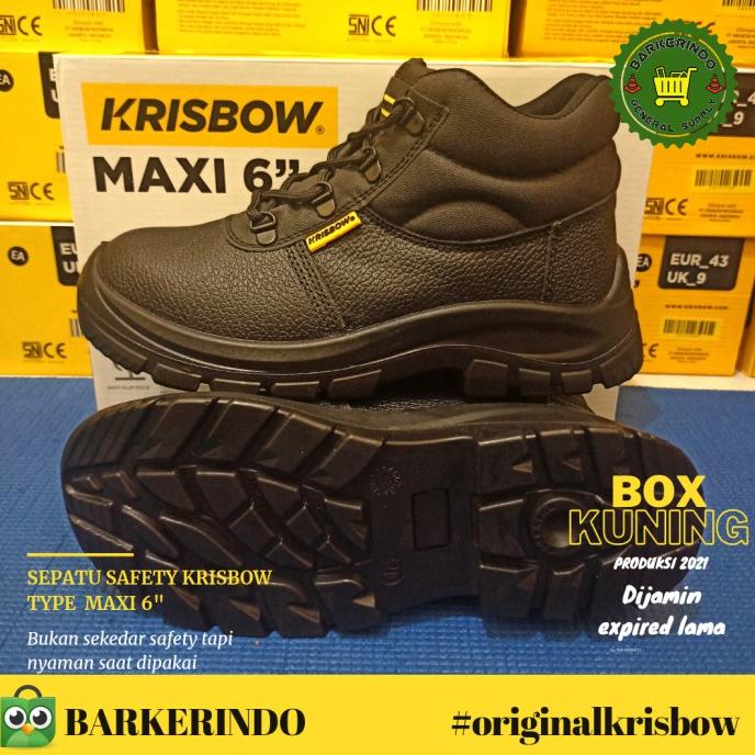 Sepatu safety Krisbow Maxi 6 inch Star Seller Termurah
