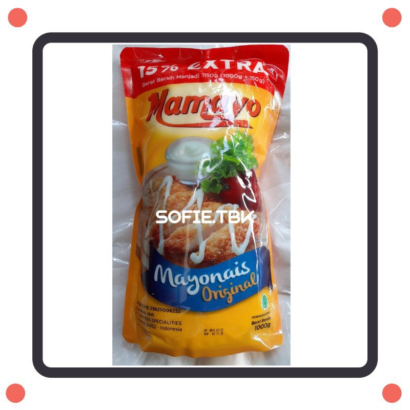 

Mamayo Mayonais Orginal 1kg+XTRA 150gram