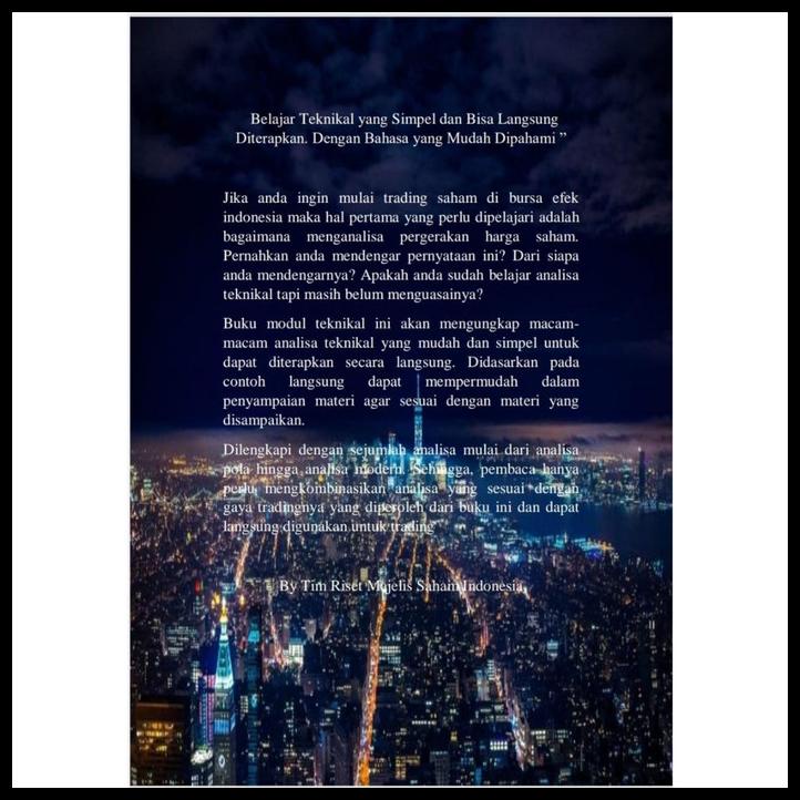

TERLARIS BUKU ANALISA TEKNIKAL UNTUK PROFIT KONSISTEN | BUKU SAHAM | INVESTASI TERLARIS