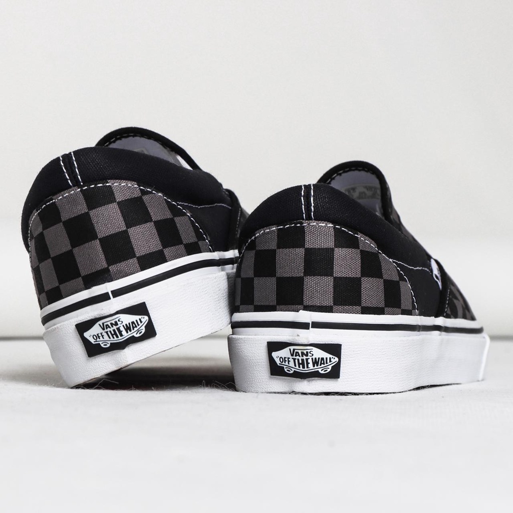 Vans Slip ON Classic Checkerboard Black / Pewter original BNIBWT