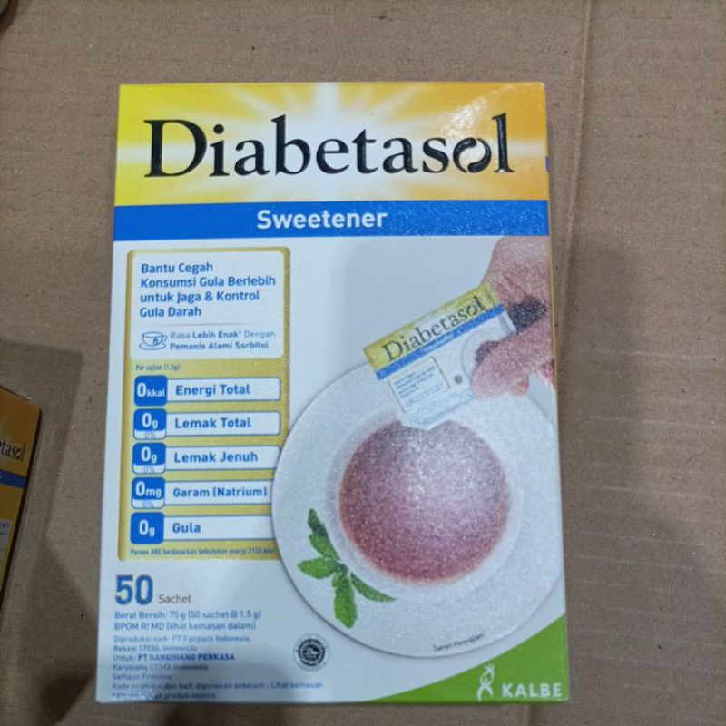 DIABETASOL SWEETNER/GULA 100sc,50sc,25sc