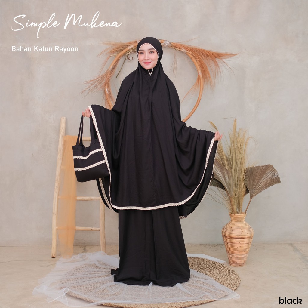 MUKENA PLAIN | MUKENA SIMPLE RENDA