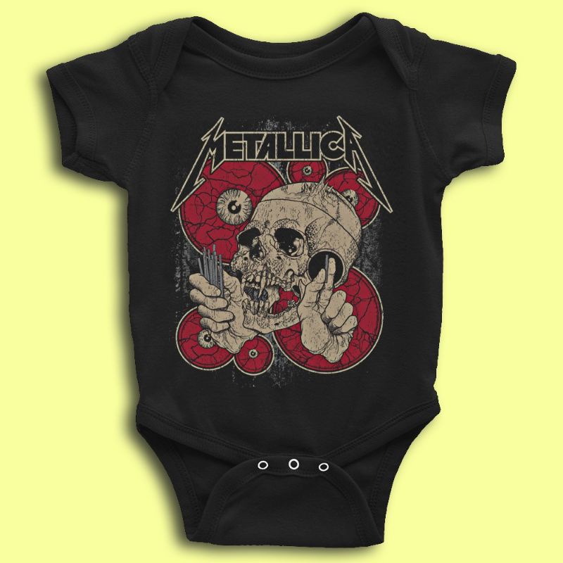 BABY JUMPER BAND METALLICA BARU | BABY JUMPER BAND PUNK BAND METAL | JUMPER BAYI | KAOS BAND ANAK