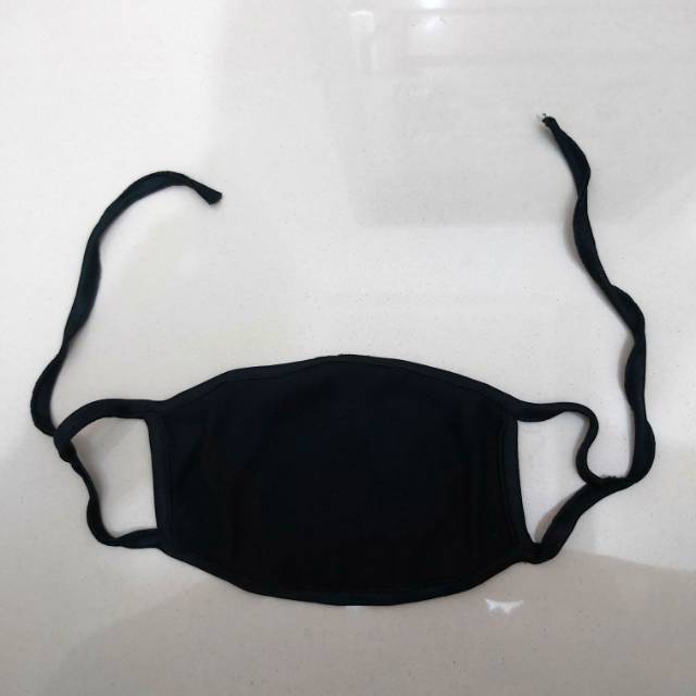 Jual Masker Kain / Masker Non Medis / Masker Karet Kain / Masker Hitam ...