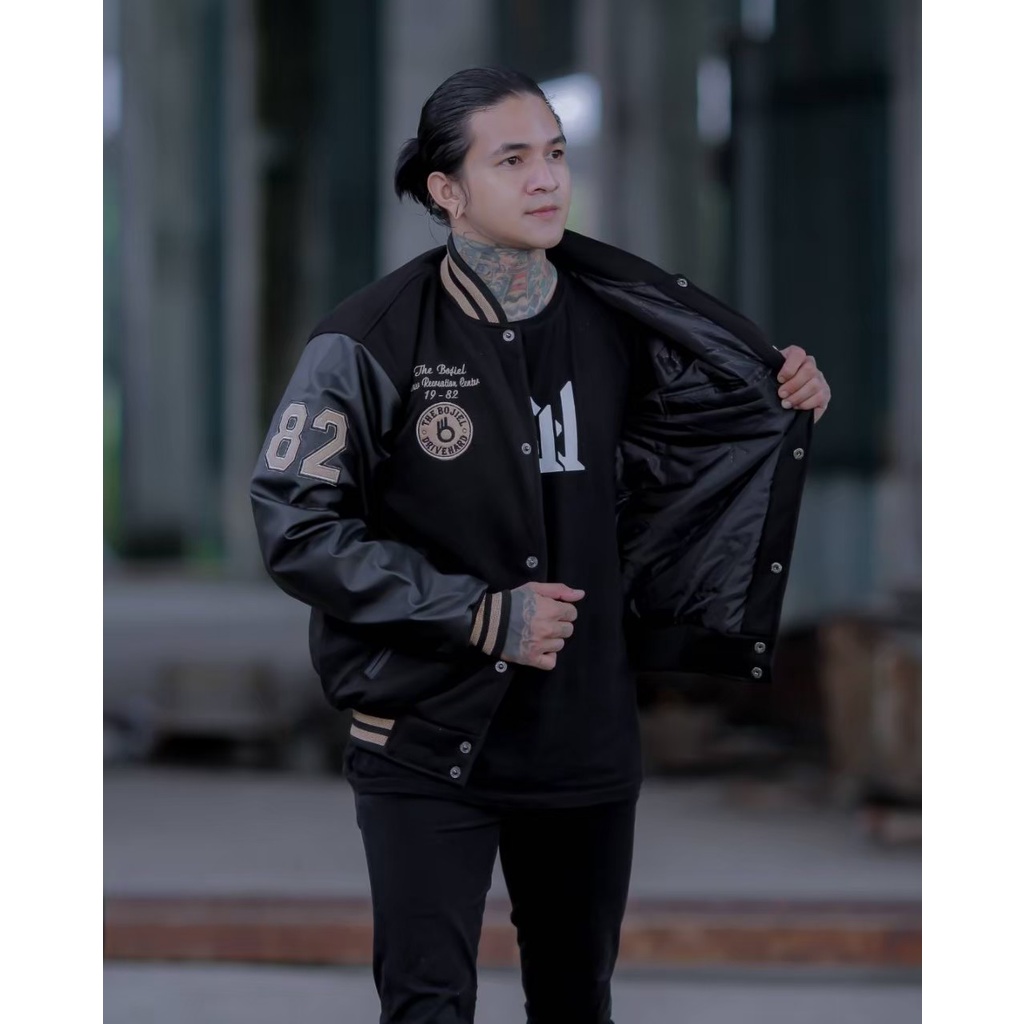 TURUN HARGA ! JAKET VARSITY BOMBER PRIA WANITA VINTAGE STREET STYLE FULL BORDIR / VARSITY JAKET / JAKET NASCAR / JAKET MOTOR