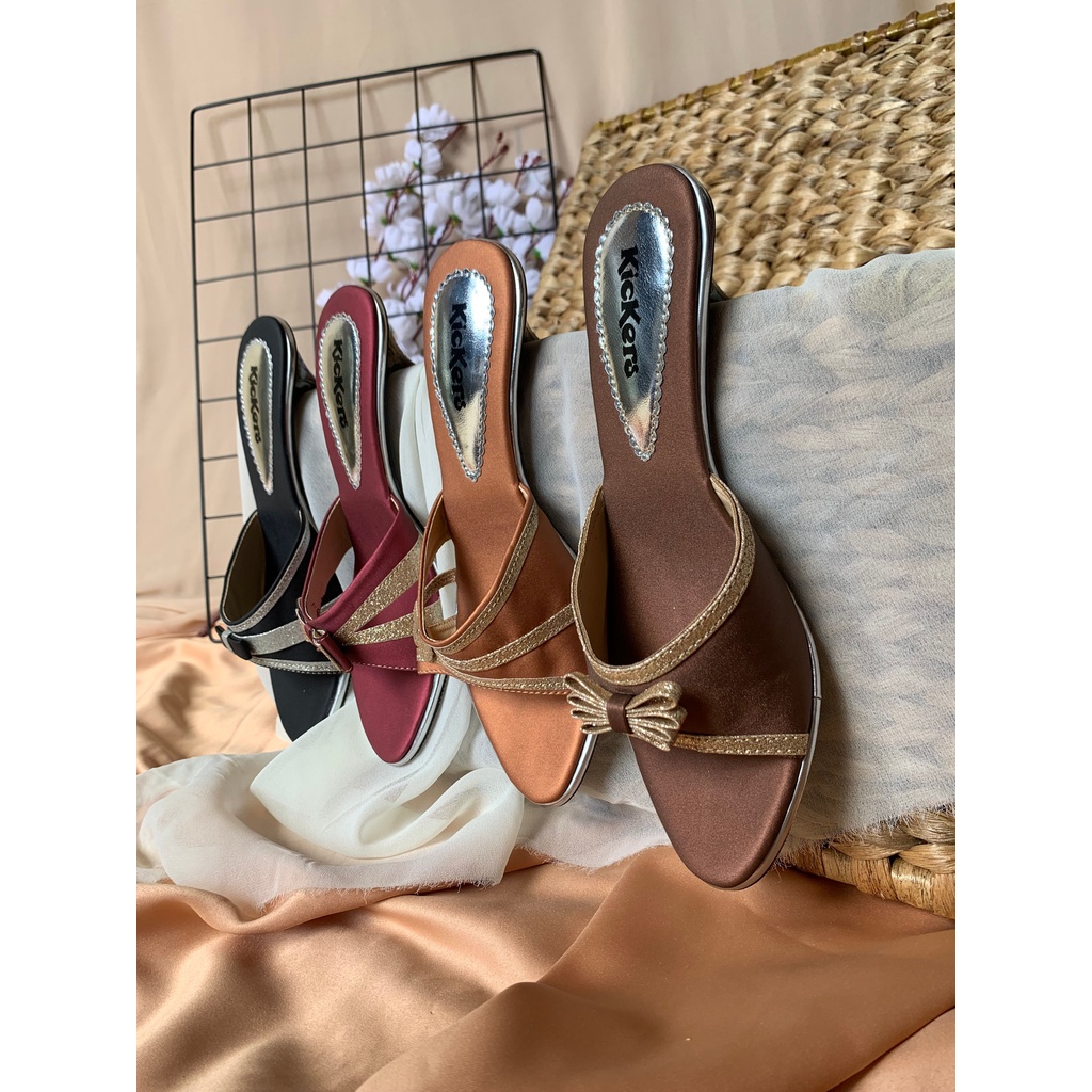 (HARGA PROMO=PACKING TANPA KARDUS) SANDAL HIGHHEELS NISSA 1 CEWEK RESEPSI HAK TINGGI 5CM  PEREMPUAN HEELS KERJA PESTA IBU  FEMINIM PESTA TERLARIS TERMURAH  WANITA GLITER LANCIP TERMURAH TERLARIS