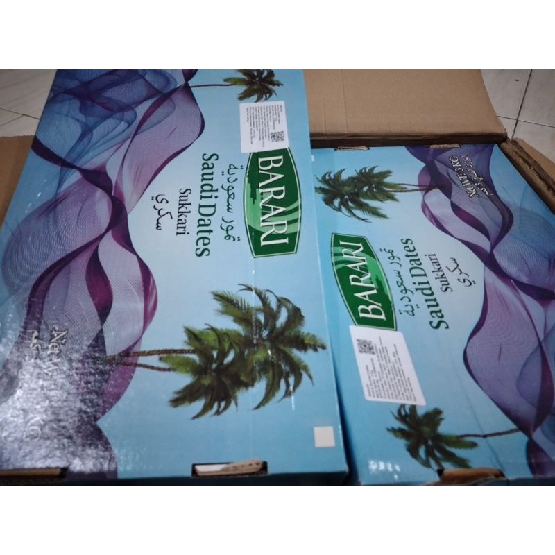 Kurma Sukari Premium Barari uk.1 Kg Repack Jakarta