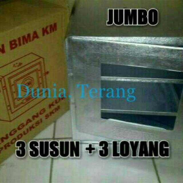 Oven bima no 42/oven kompor bima 3 susun (bonus loyang)mo