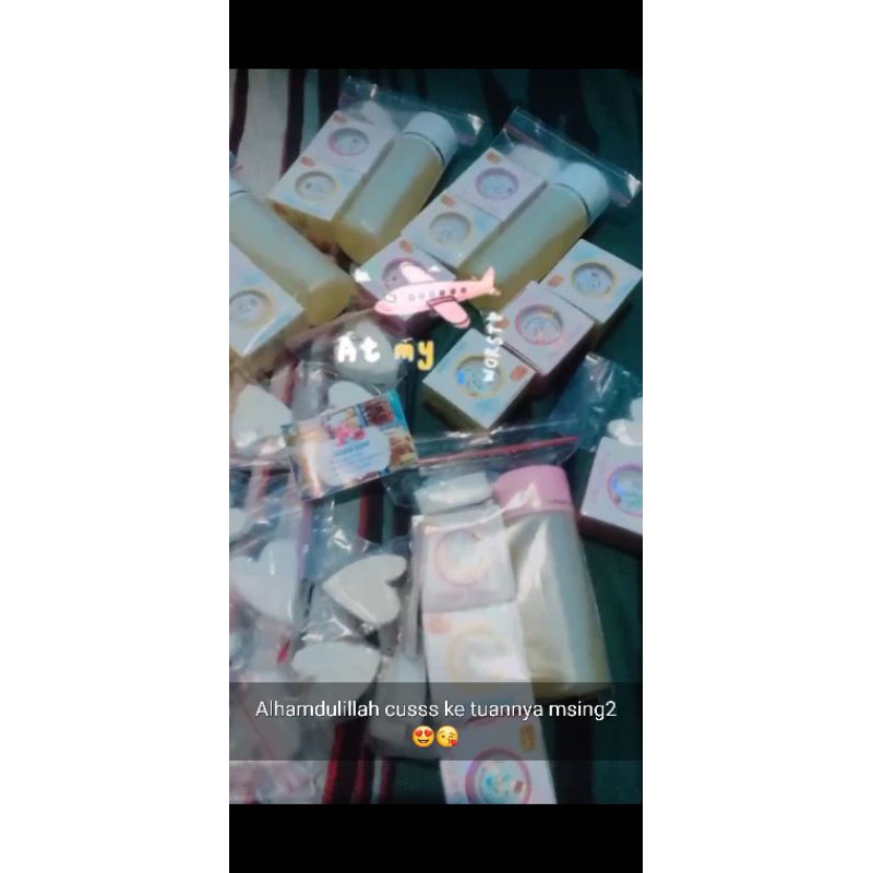 Bedak pemutih+glowing