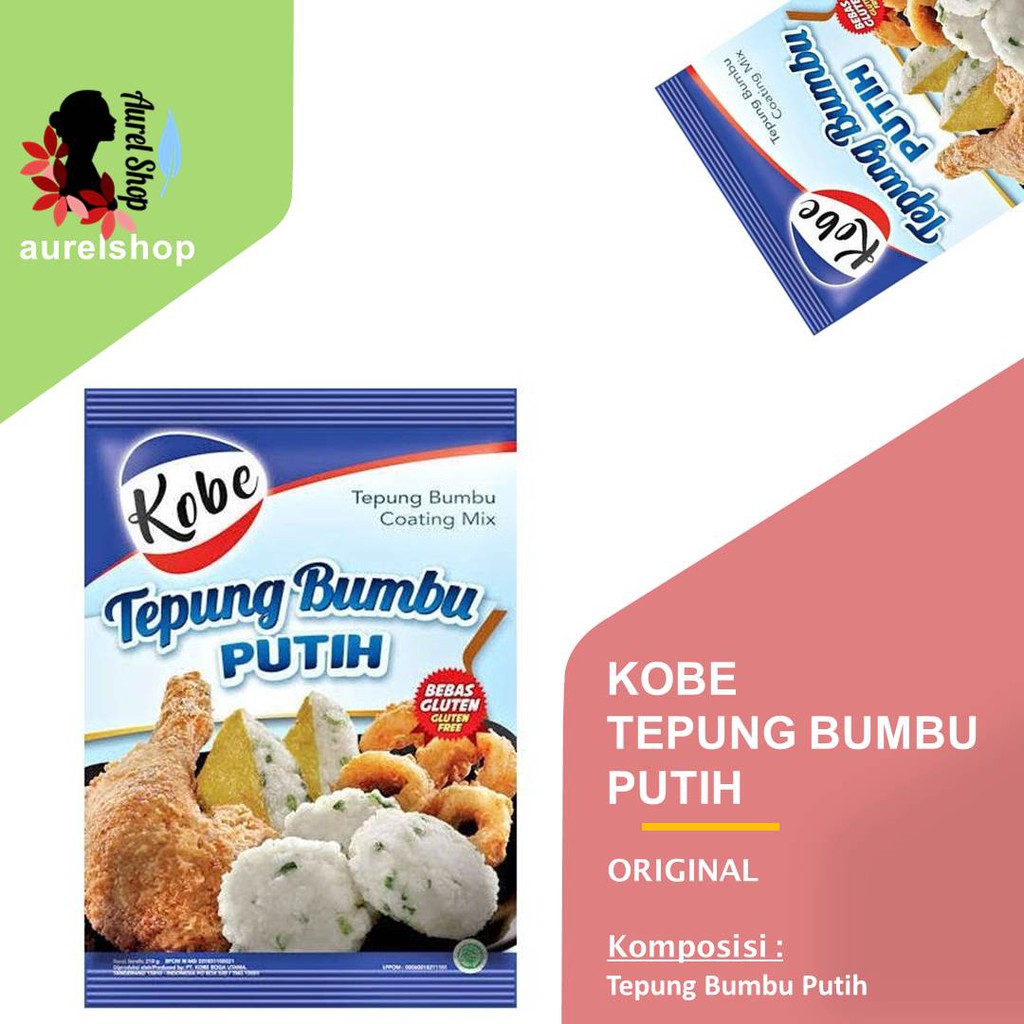 

KOBE Tepung Bumbu Putih kemasan 850 gram