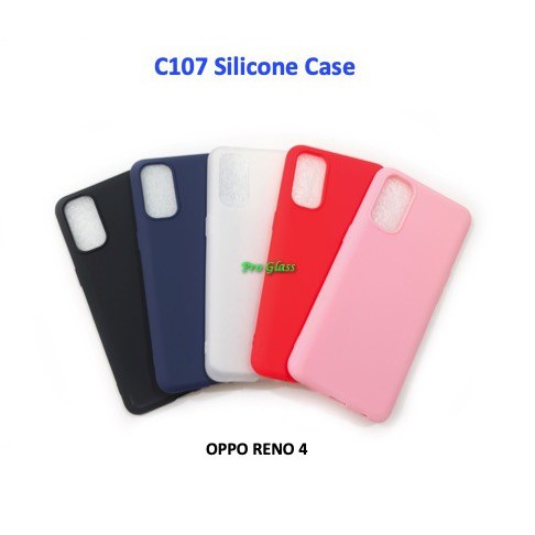 C107 OPPO RENO 4 / RENO 4 PRO Colourful Ultrathin Silicone Matte Case