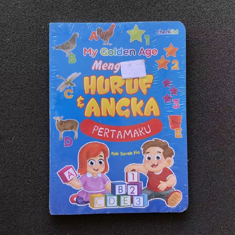 obral murah   Boardbook My Golden Age Mengenal Huruf & Angka Pertamaku