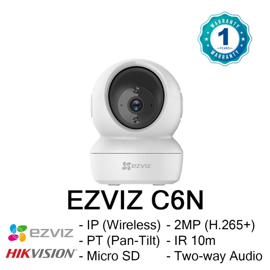 Babycam CCTV IP PT Ezviz by Hikvision 2MP C6N CS-CV246 Two-way Talk