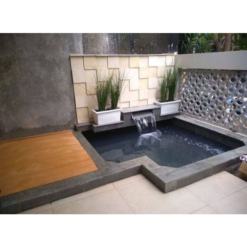 kolam ikan koi minimalis