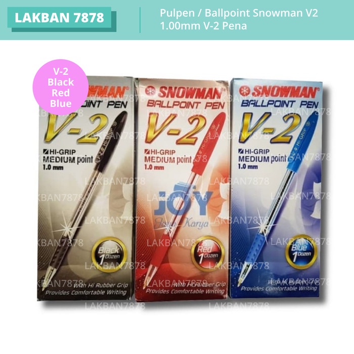 

Pulpen / Ballpoint Snowman V2 1.00mm V-2 Pena