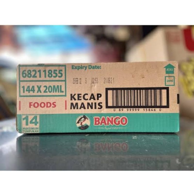 

Kecap Bango Sachet 20 ml 1 karton - 144 sachet