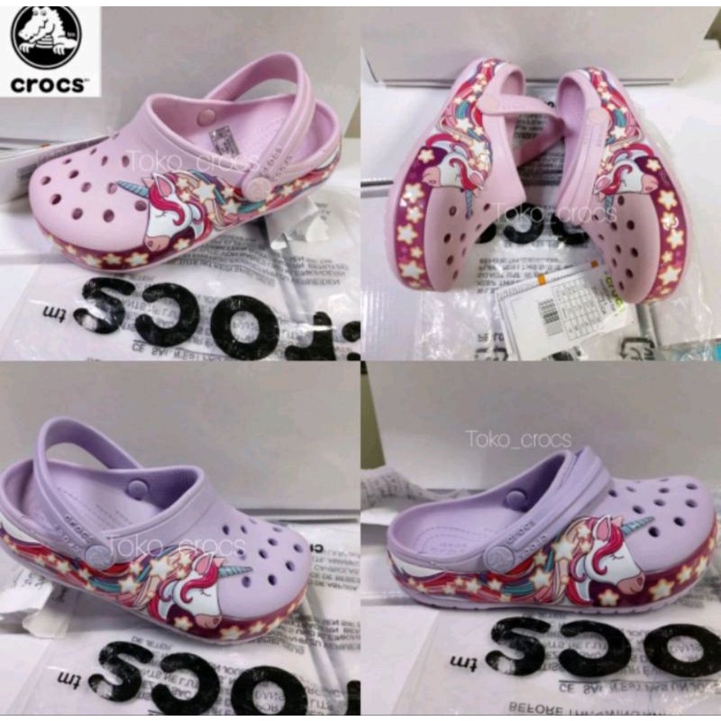 Sandal anak anak / crocs anak litle pony unicorn / corcs anak original unicorn / sandal crocs anak