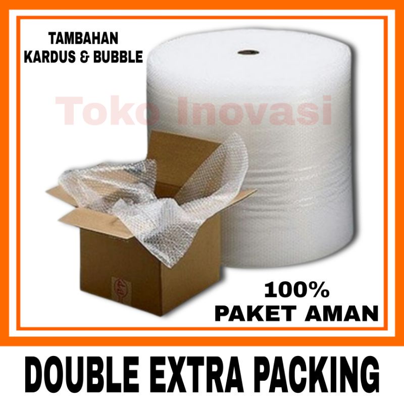 

DOUBLE EXTRA PACKING KARDUS DAN BUBBLE PAKET ANTI RUSAK PENYOK HANCUR DIJAMIN 100% AMAN TERBUKTI