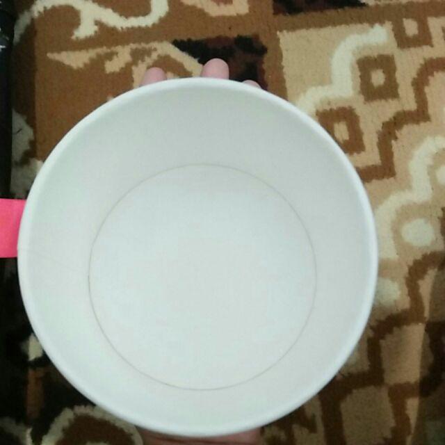 Paperbowl Tebal 360ml / Mangkok Kertas 360ml / Mangkok Tahan Microwave Kertas