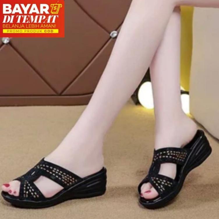 Bagus Banget.. Sendal wanita Wedges-sendal wedges-sandal wedges-fld sandal wanita andin