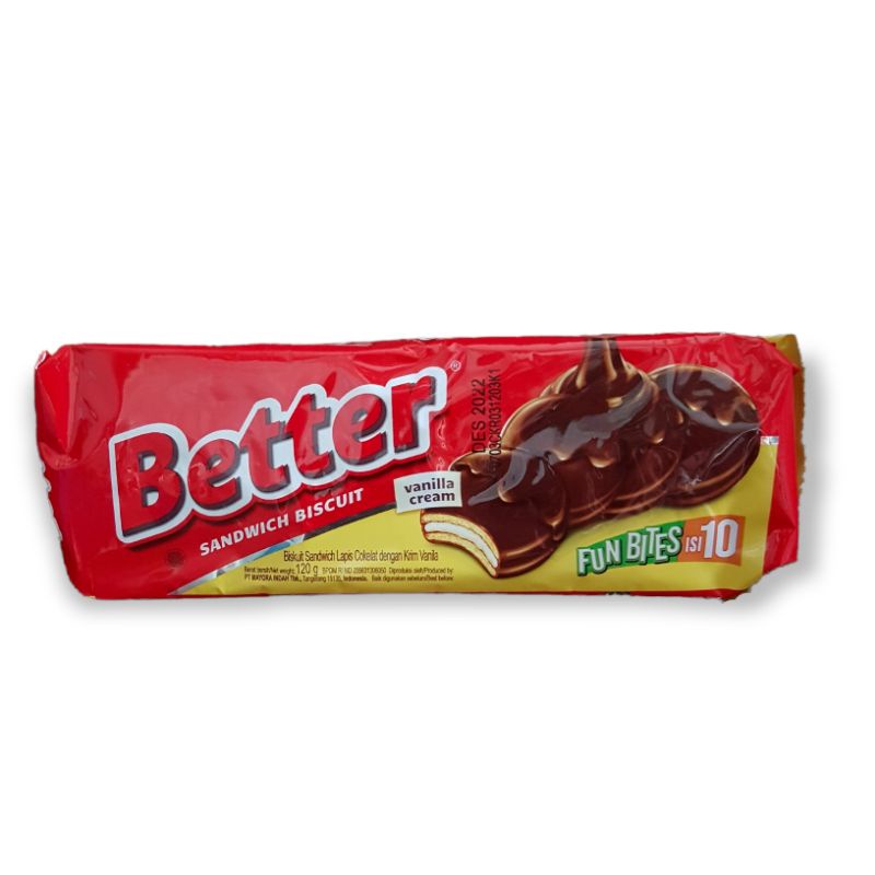 

BETTER SANDWICH BISCUIT 120GR