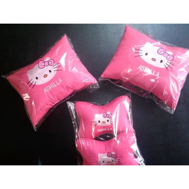 bantal mobil hello kitty