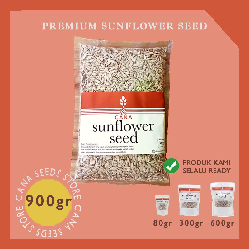 

Sunflower Seeds 900 Gram Biji Bunga Matahari Kwaci Kuaci Kupas