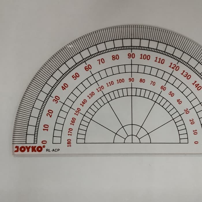 

Busur penggaris/protractor akrilik anti patah
