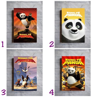 Poster film KUNGFU KUNG FU PANDA dekorasi kamar anak hiasan dinding