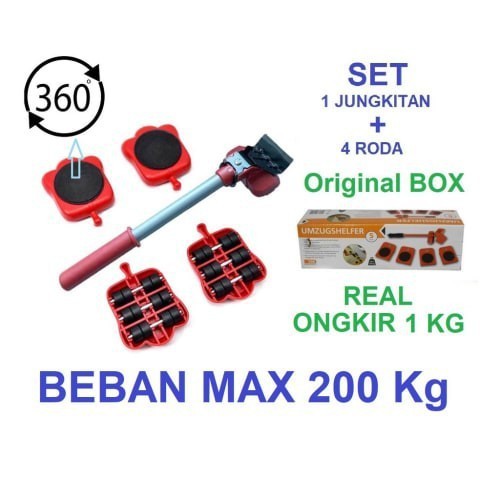 JUNGKITAN RODA 300kg 200kg 150kg ALAT BANTU PINDAH EASY MOVING FURNITURE MOVER Grosir