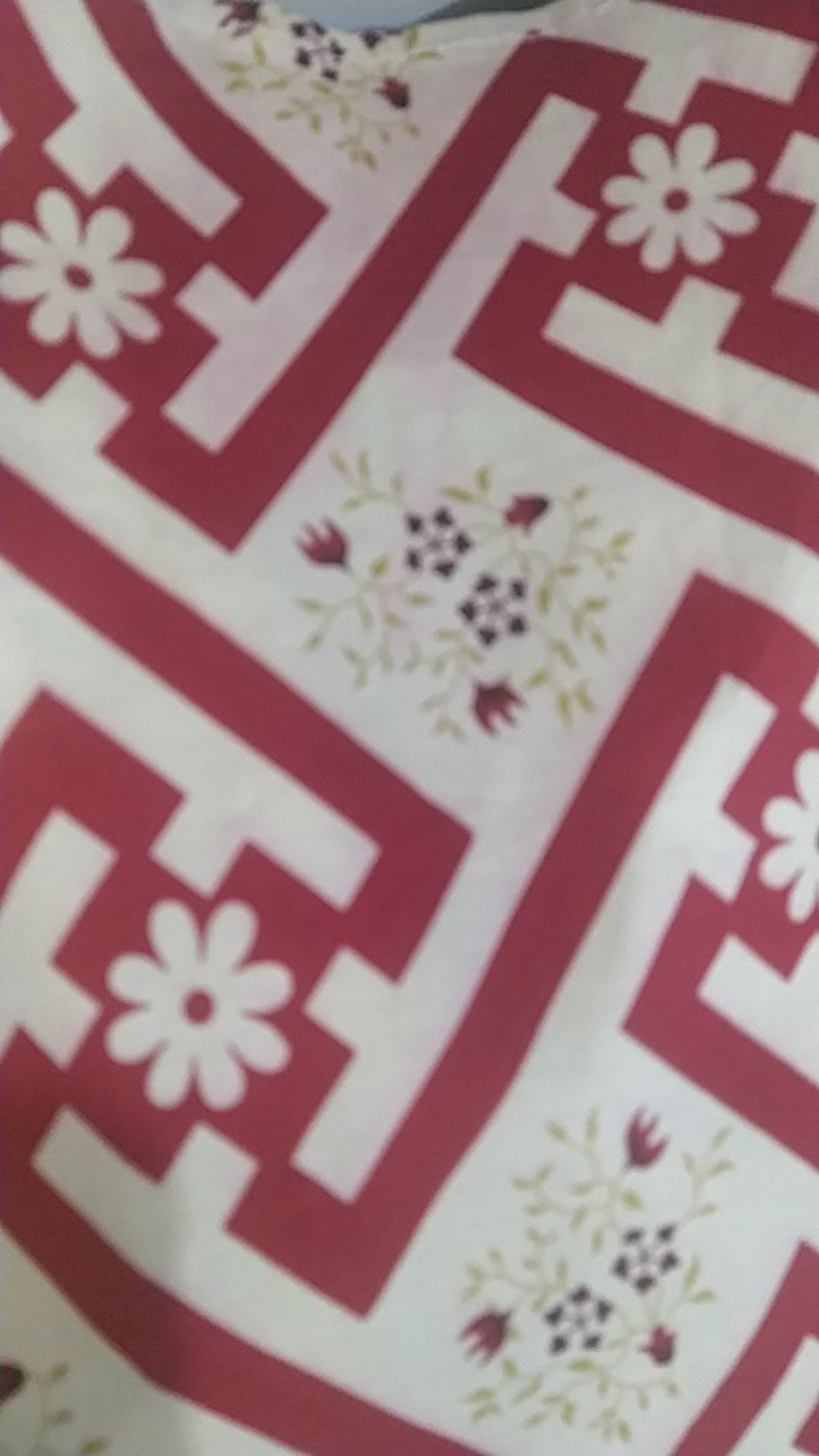 Batik Couple Set Bl# Edisi Imlek Warna Merah Bahan Katun Stretch