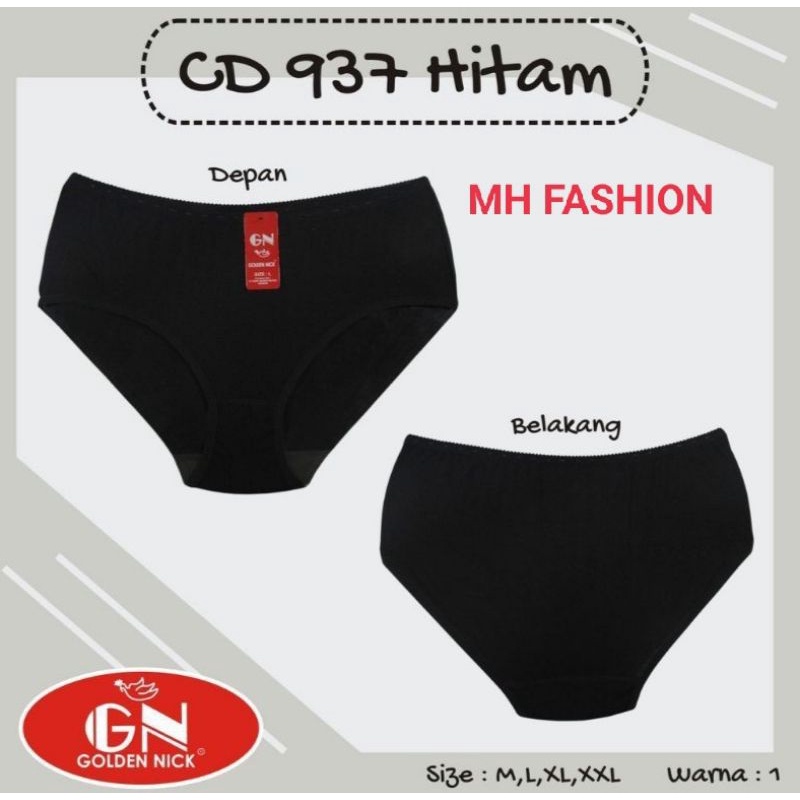 CD DEWASA GOLDEN NICK HITAM 12PCS&amp;6PCS